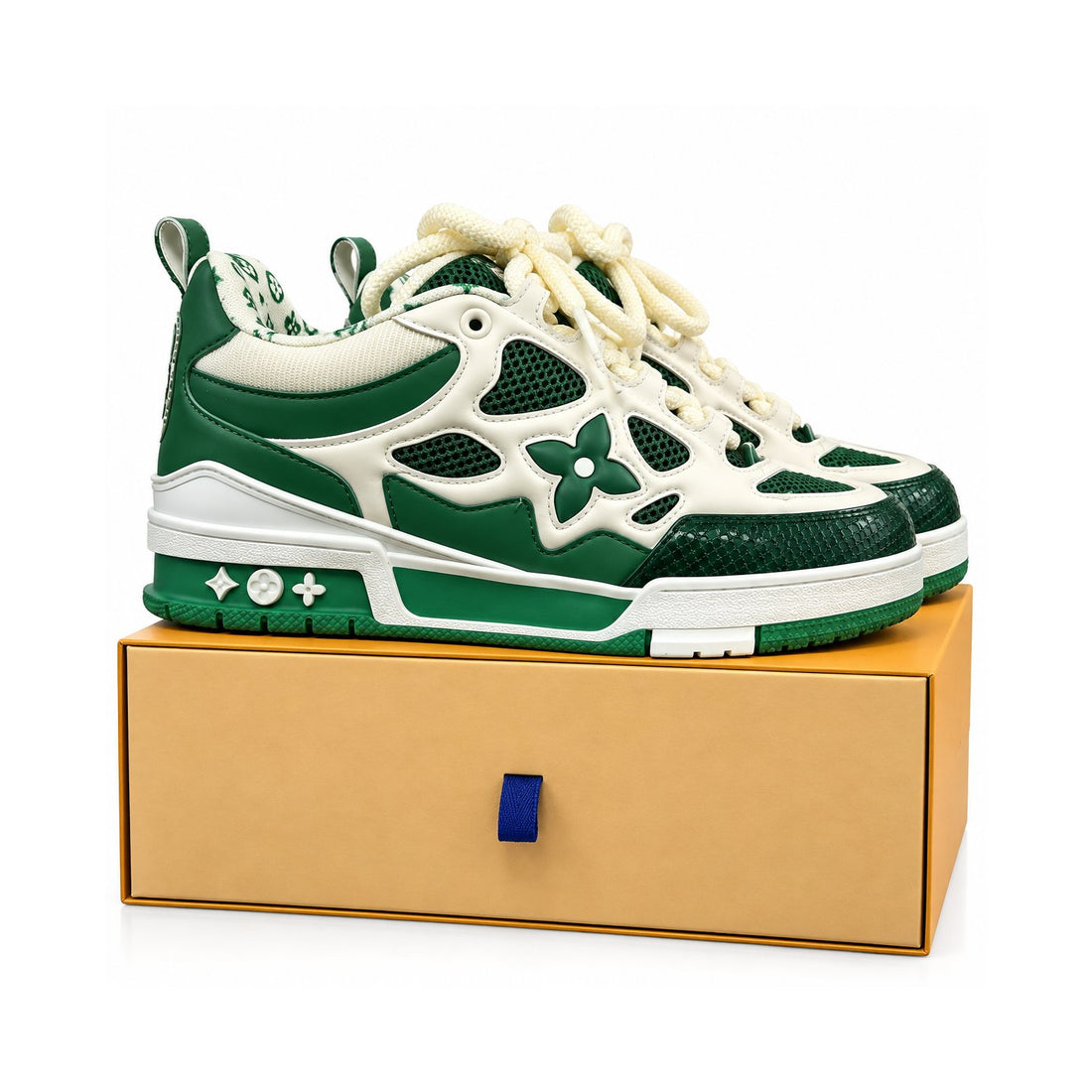 LV Skate Green Cream