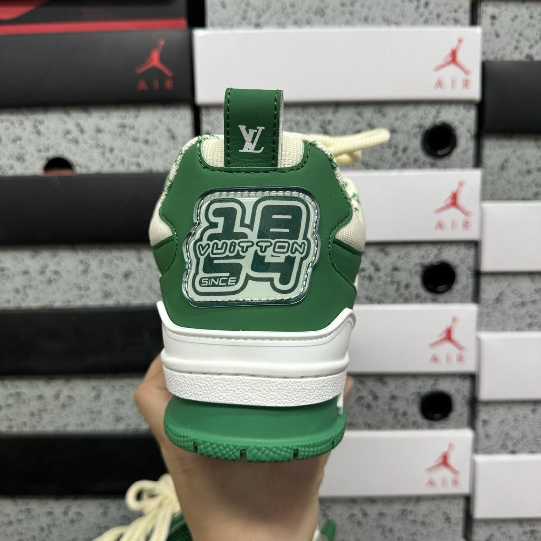 LV Skate Green Cream