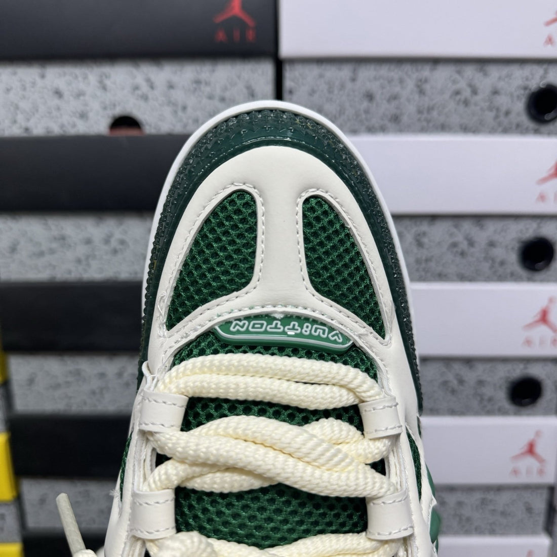 LV Skate Green Cream