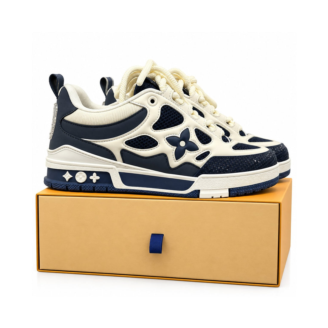 LV Skate Navy Cream