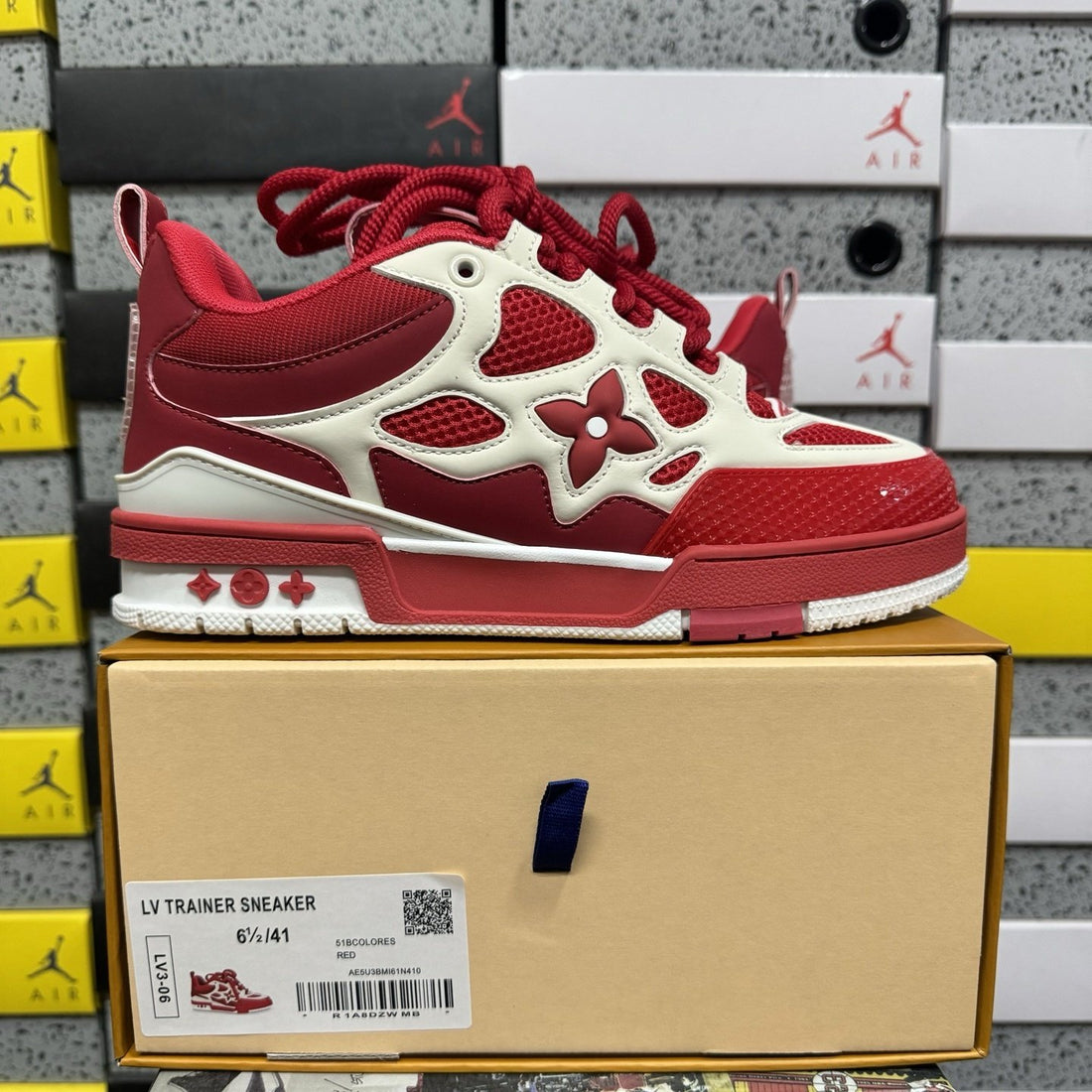 LV Skate Red White