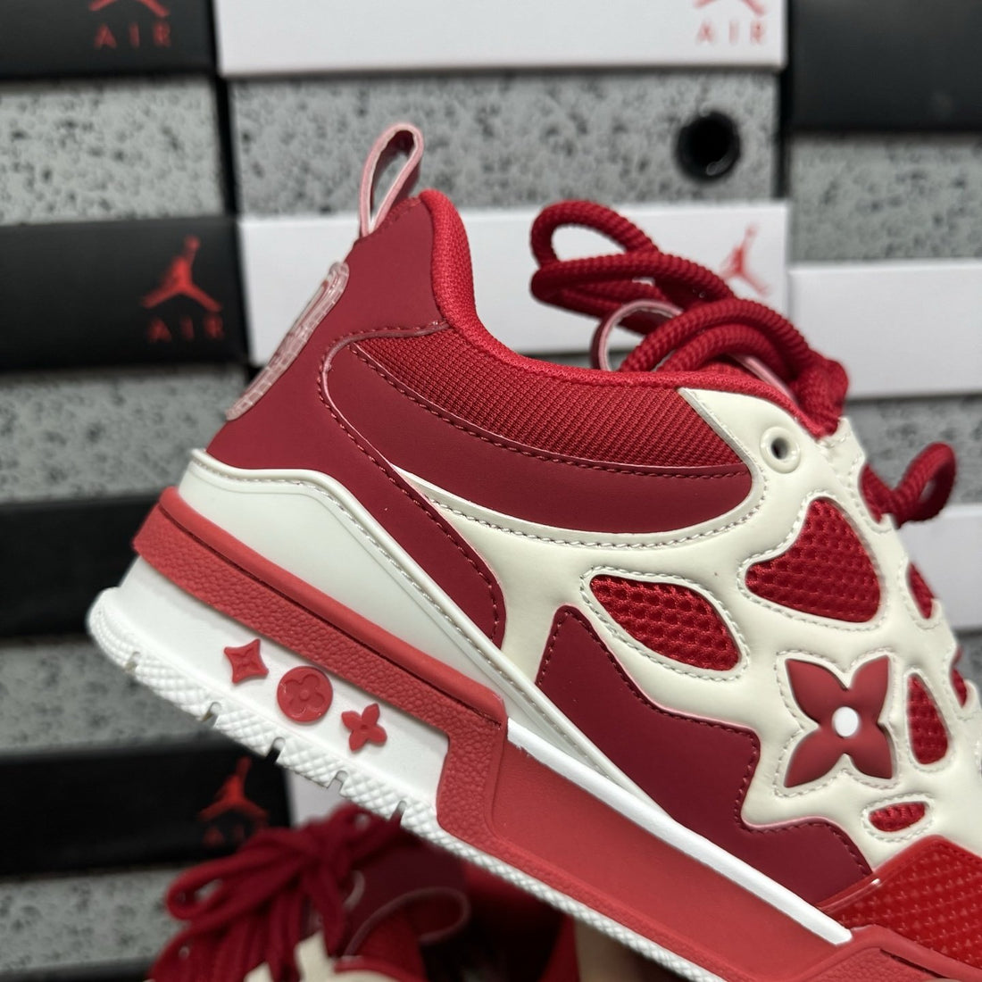 LV Skate Red White