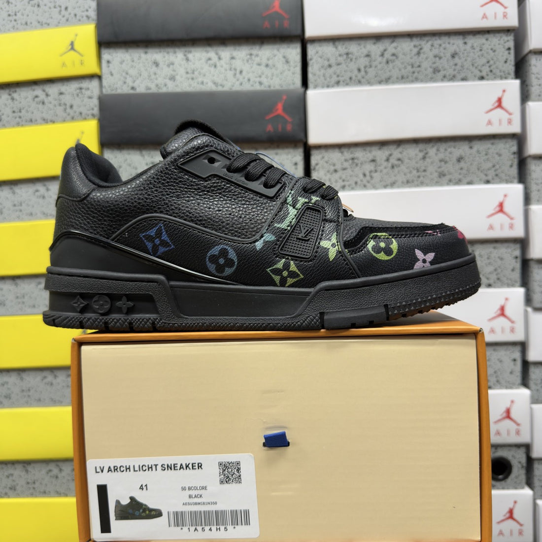 LV Trainer Black Multicolor