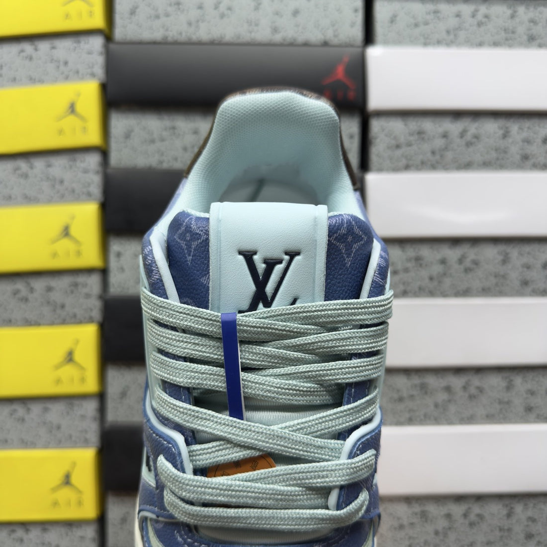 LV Trainer Blue Denim
