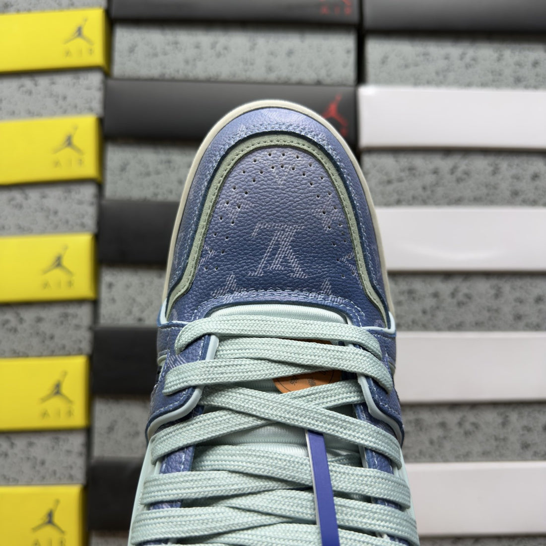 LV Trainer Blue Denim