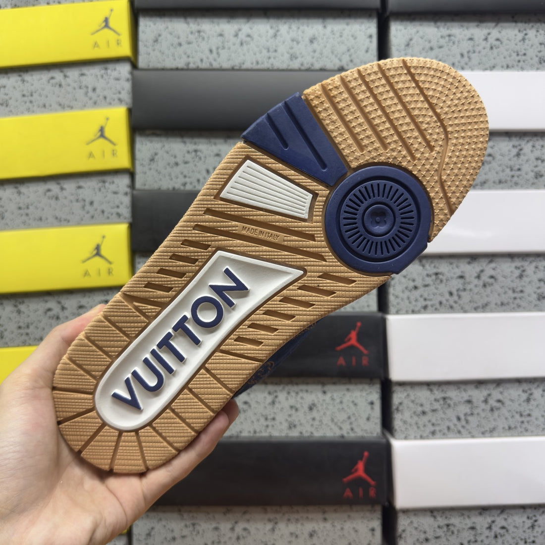 LV Trainer Blue Denim Monogram