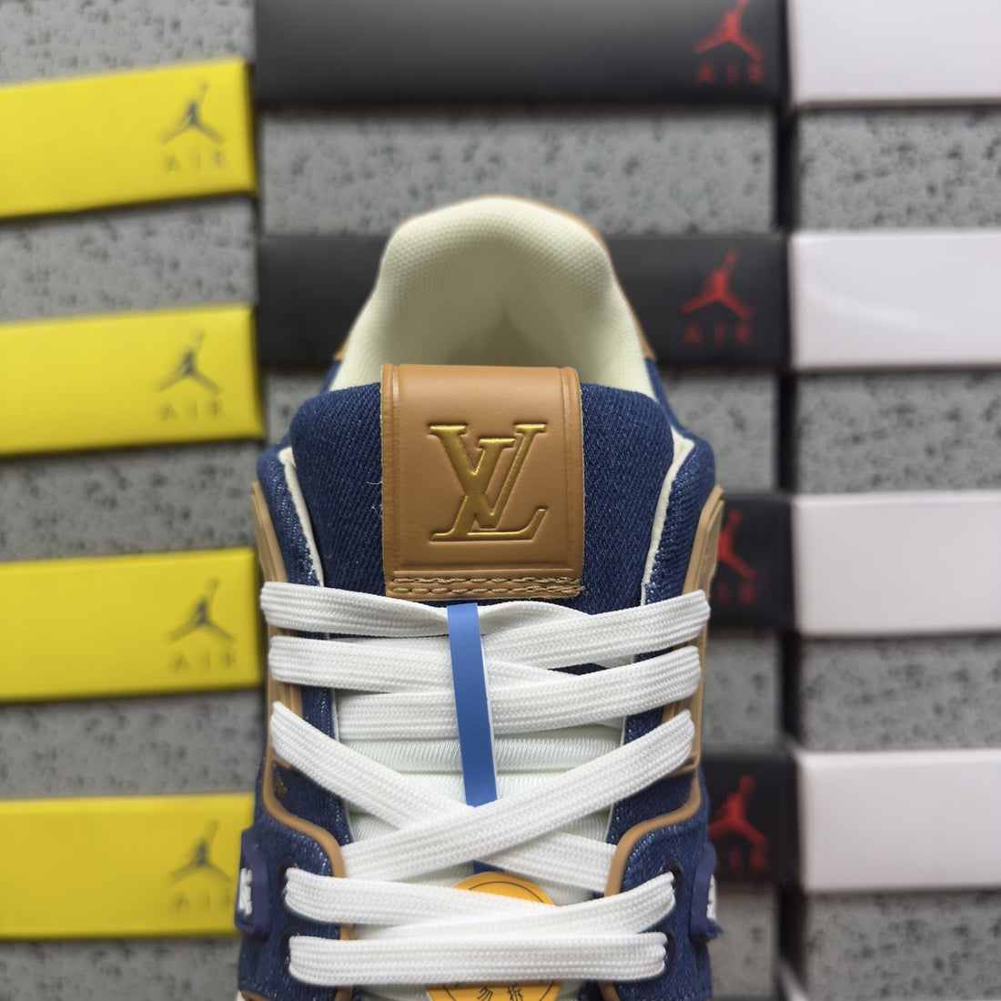 LV Trainer Blue Denim Monogram