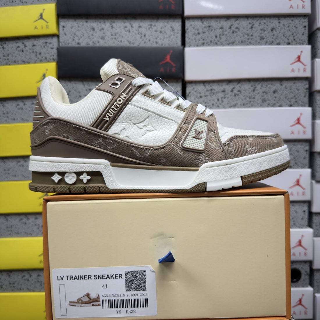LV Trainer Brown Monogram