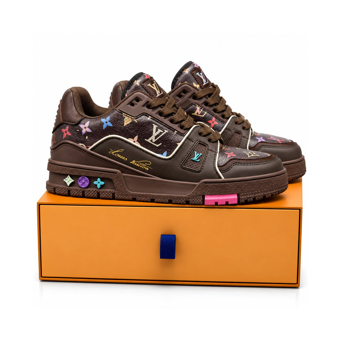 LV Trainer Brown Multicolor