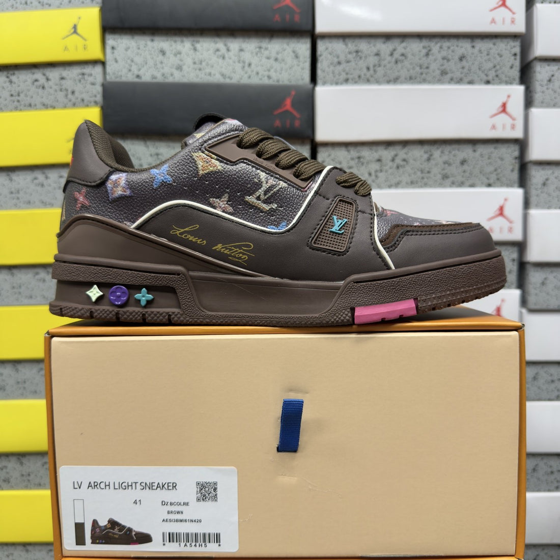 LV Trainer Brown Multicolor