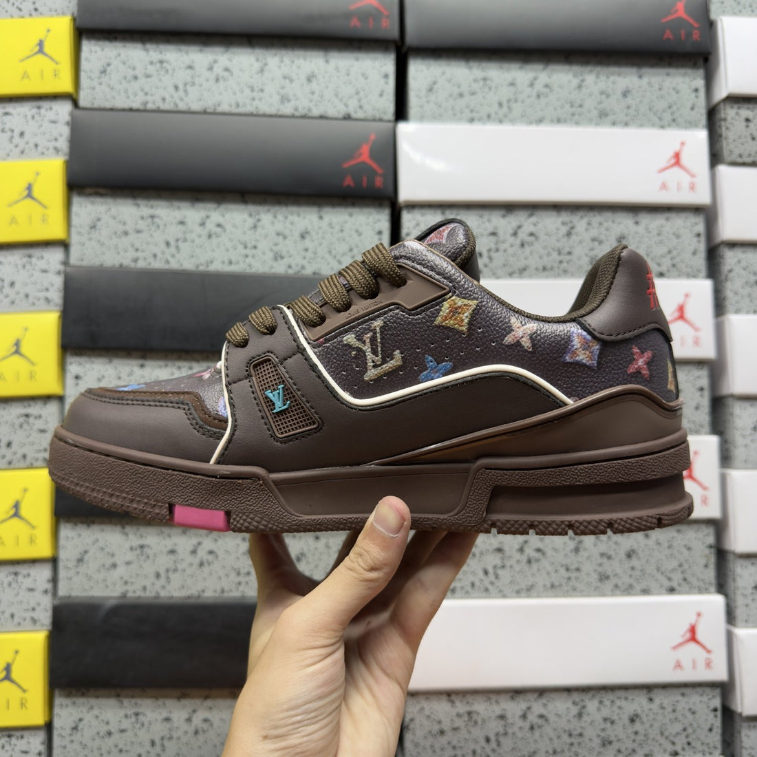 LV Trainer Brown Multicolor