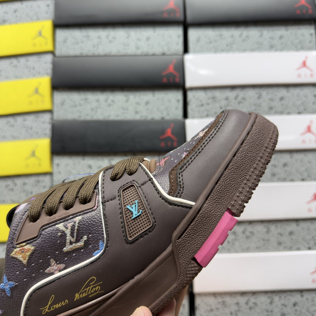 LV Trainer Brown Multicolor