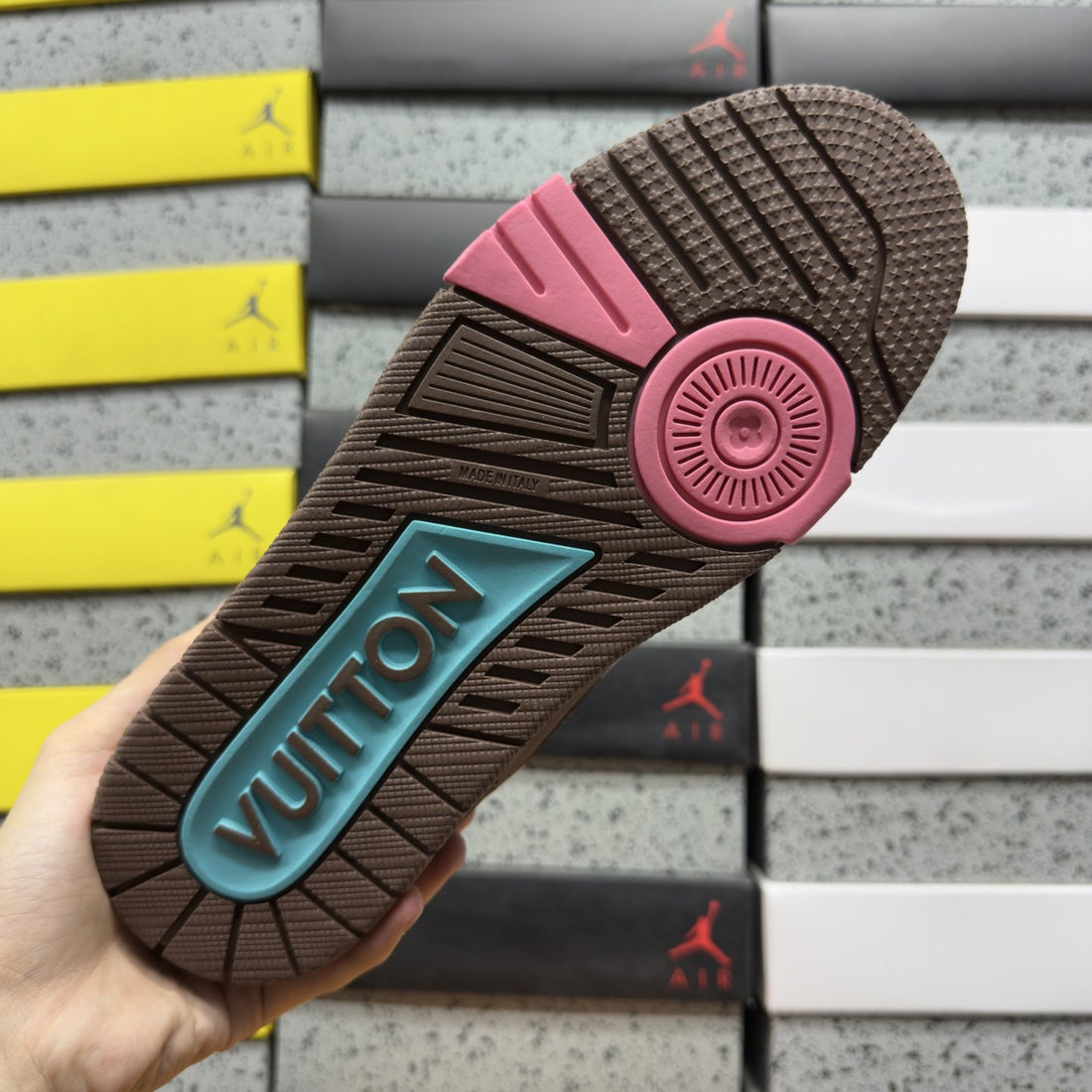 LV Trainer Chocolate Multicolor