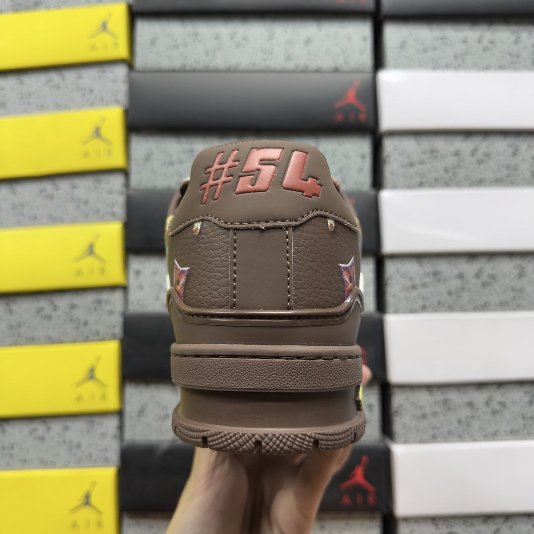 LV Trainer Chocolate Multicolor