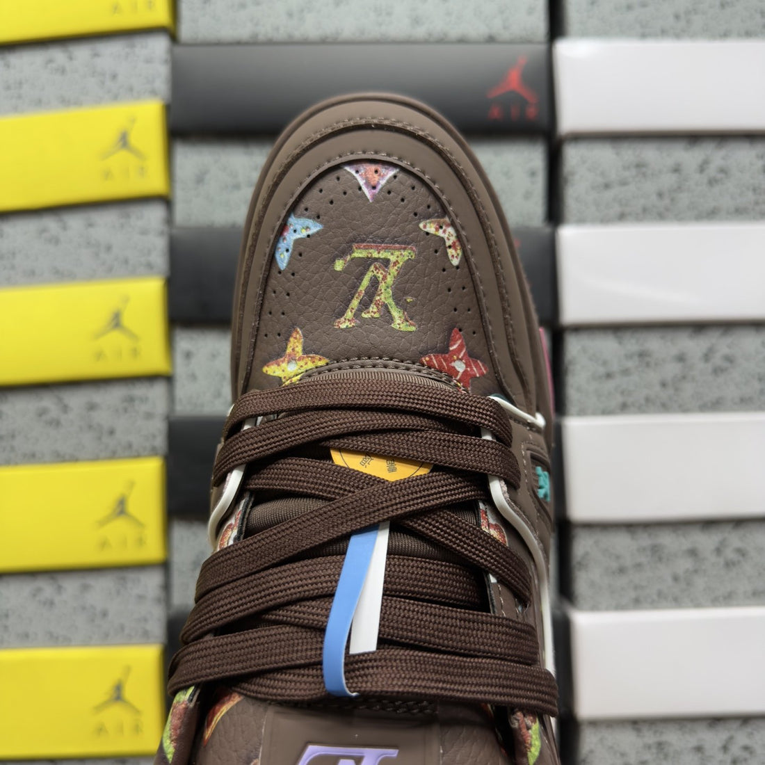 LV Trainer Chocolate Multicolor