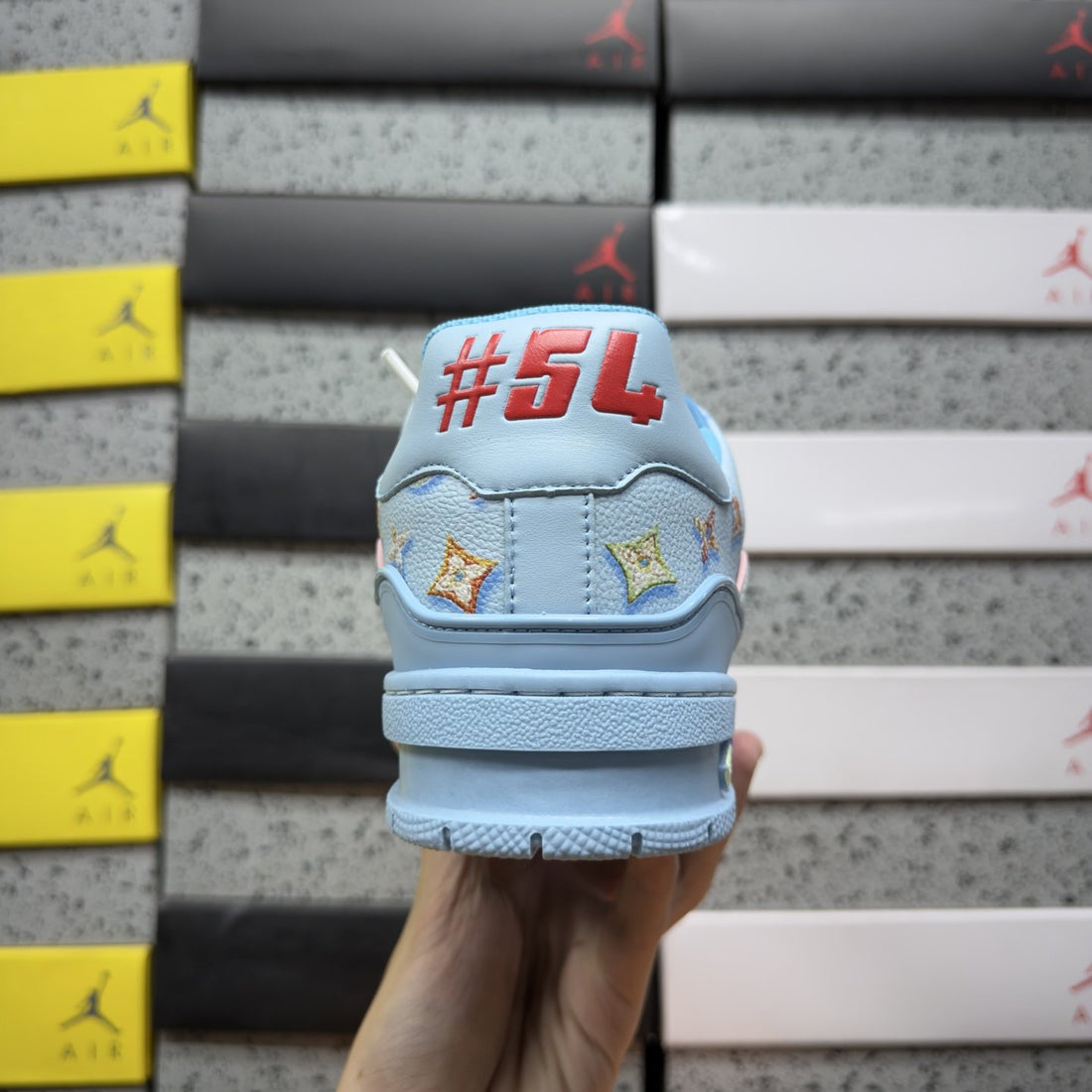 LV Trainer Sky Blue Multicolor