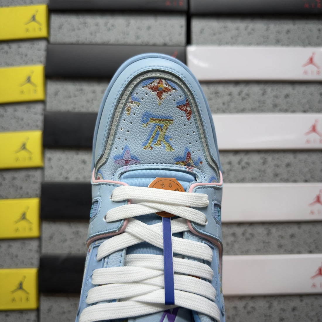 LV Trainer Sky Blue Multicolor