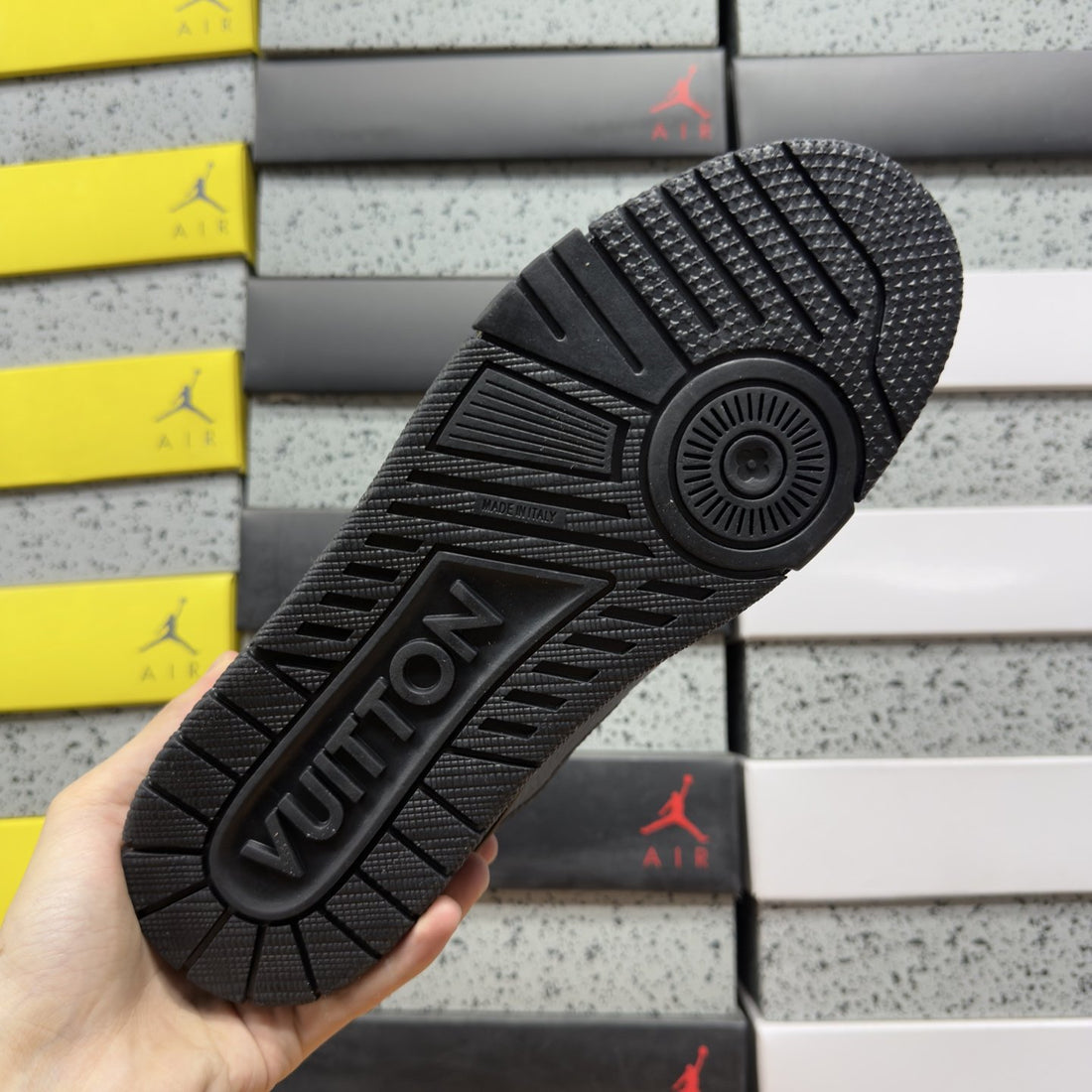 LV Trainer Triple Black Perforated