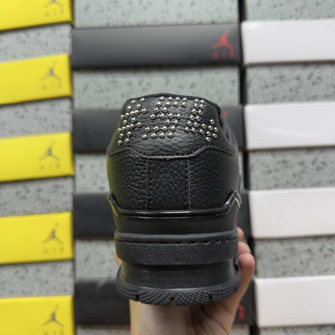 LV Trainer Triple Black Perforated