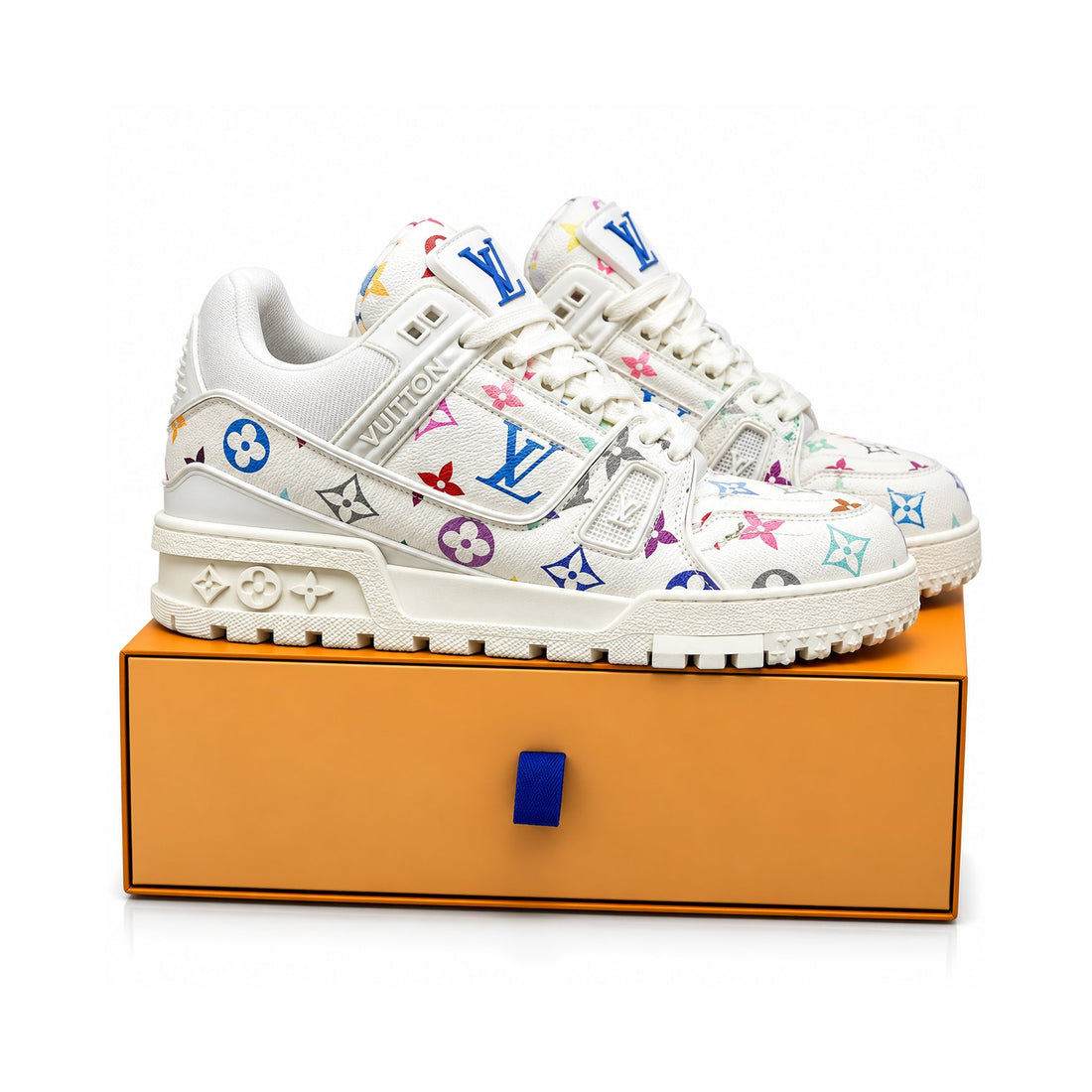 LV Trainer White Multicolor
