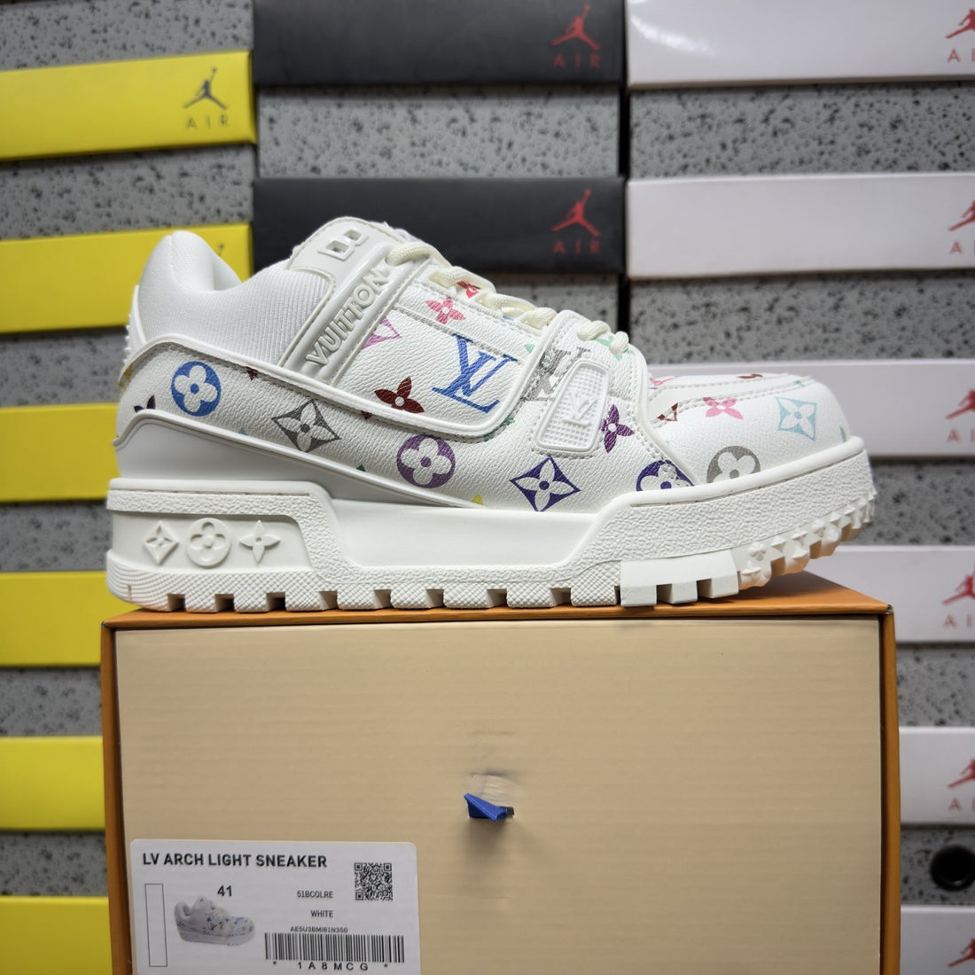 LV Trainer White Multicolor