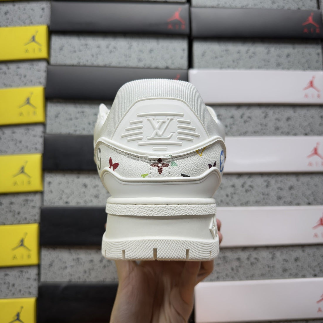 LV Trainer White Multicolor
