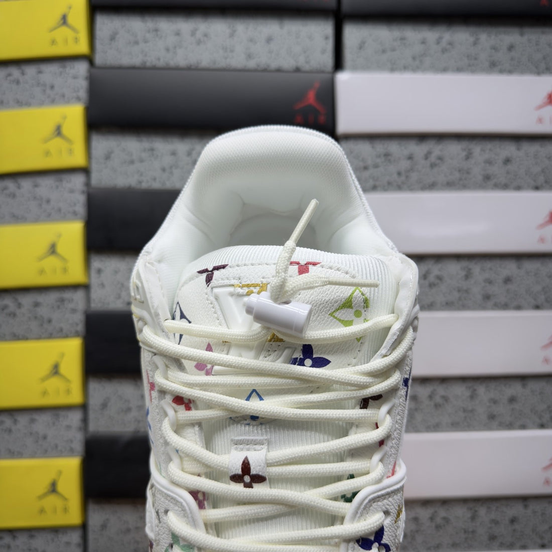 LV Trainer White Multicolor