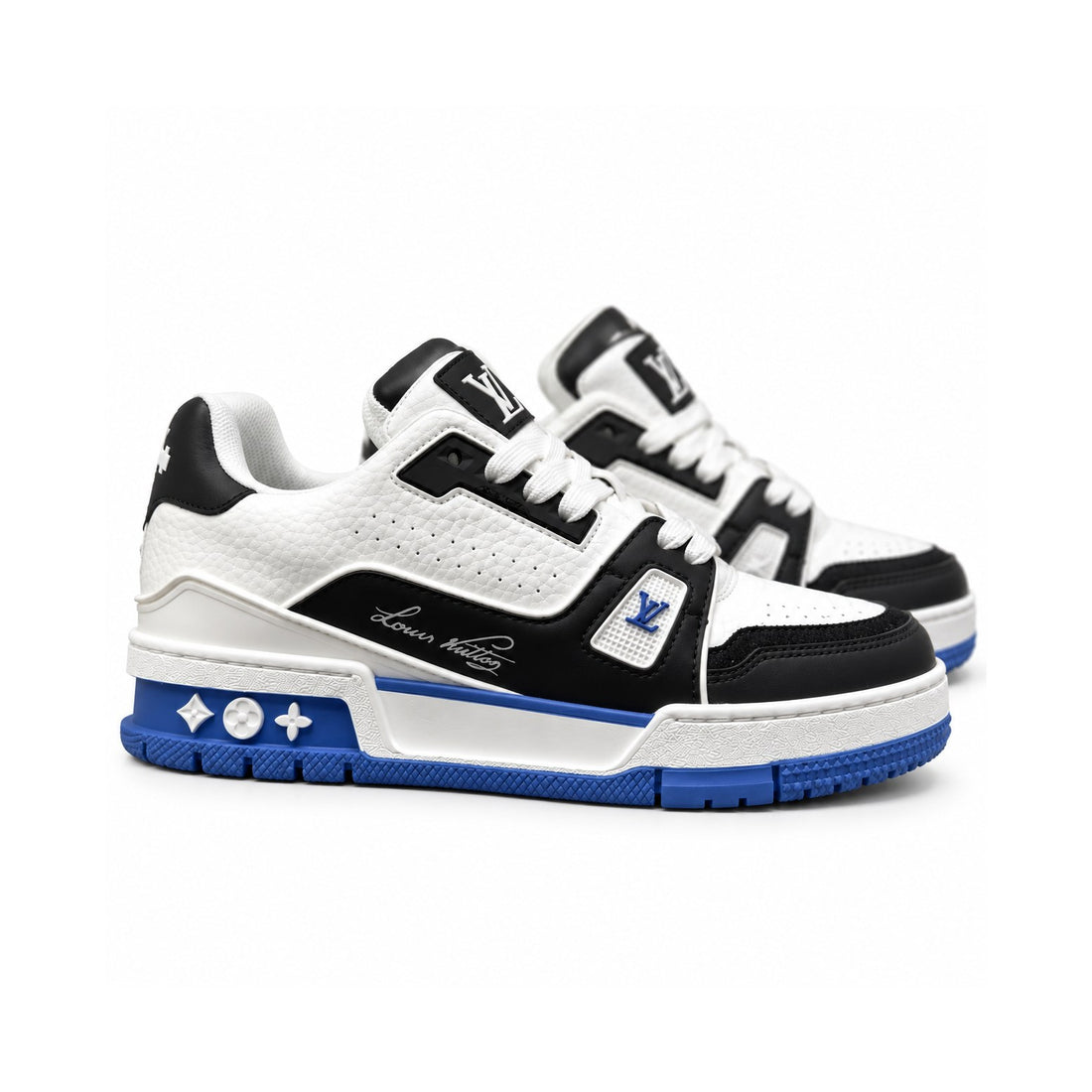 LV Trainer White Black Blue