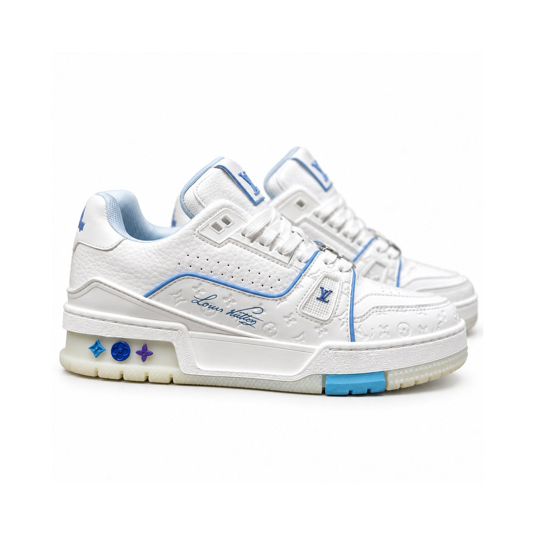 LV Trainer White Sky Blue