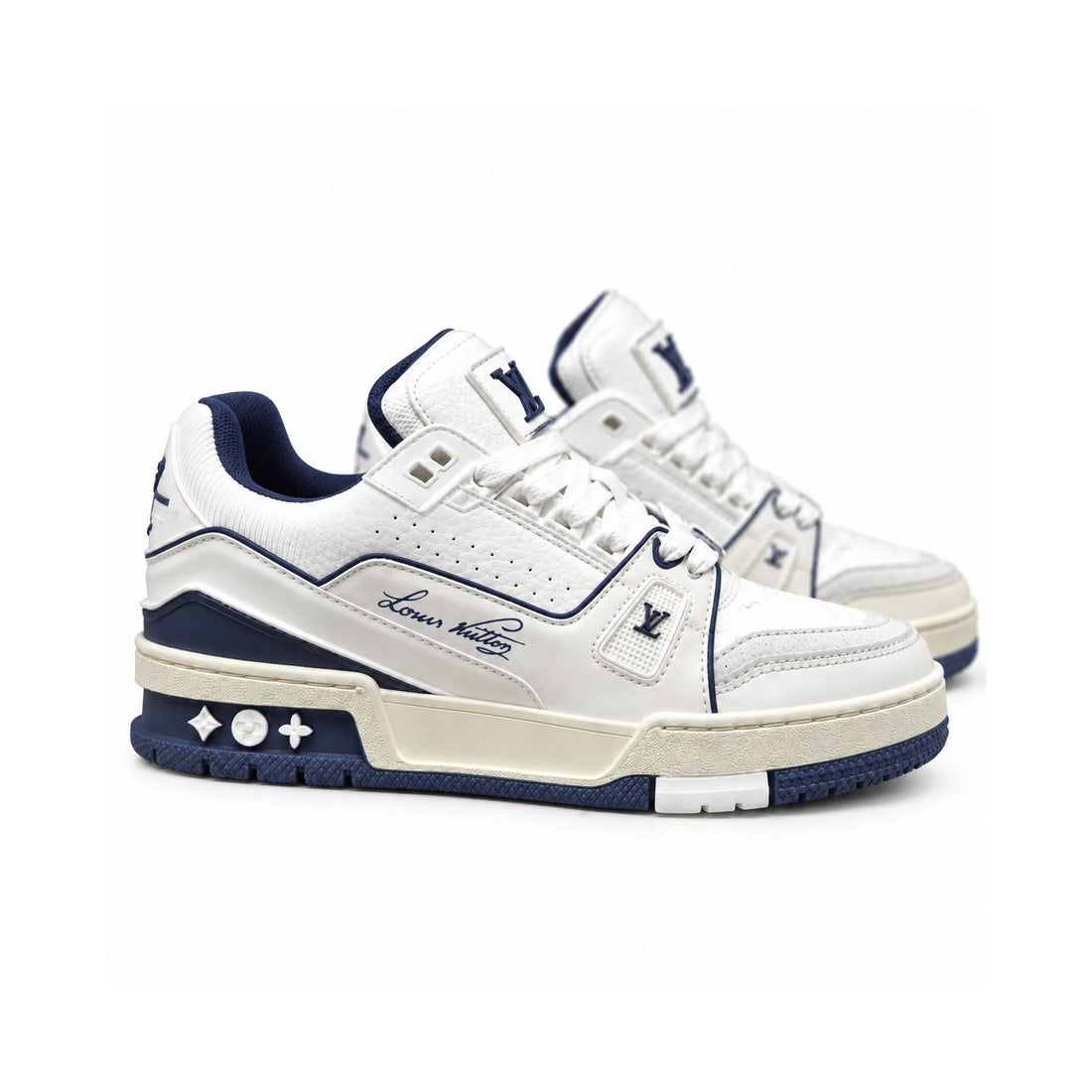LV Trainer White Navy