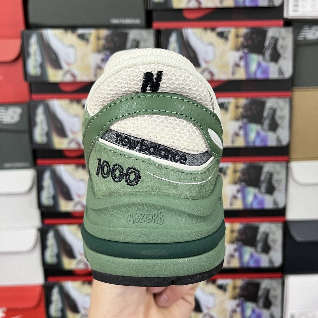 NB 1000 Green Suede