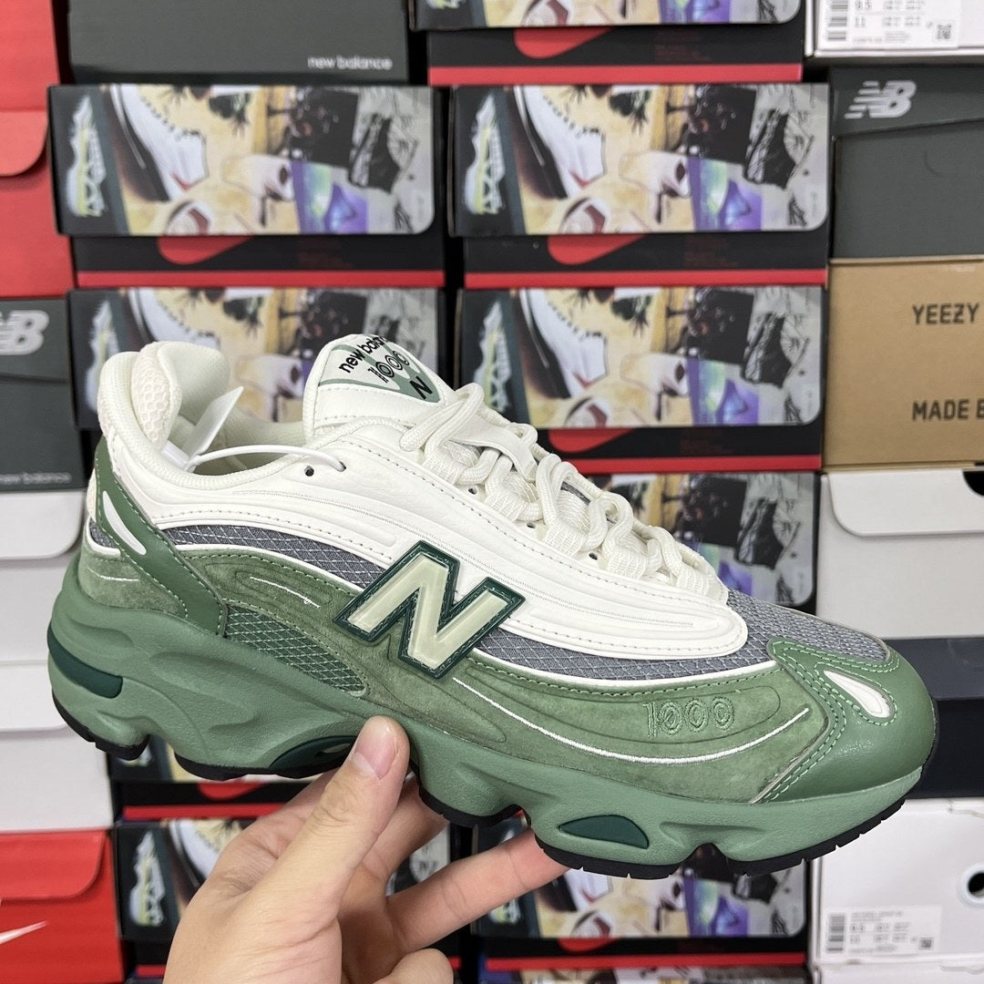 NB 1000 Green Suede