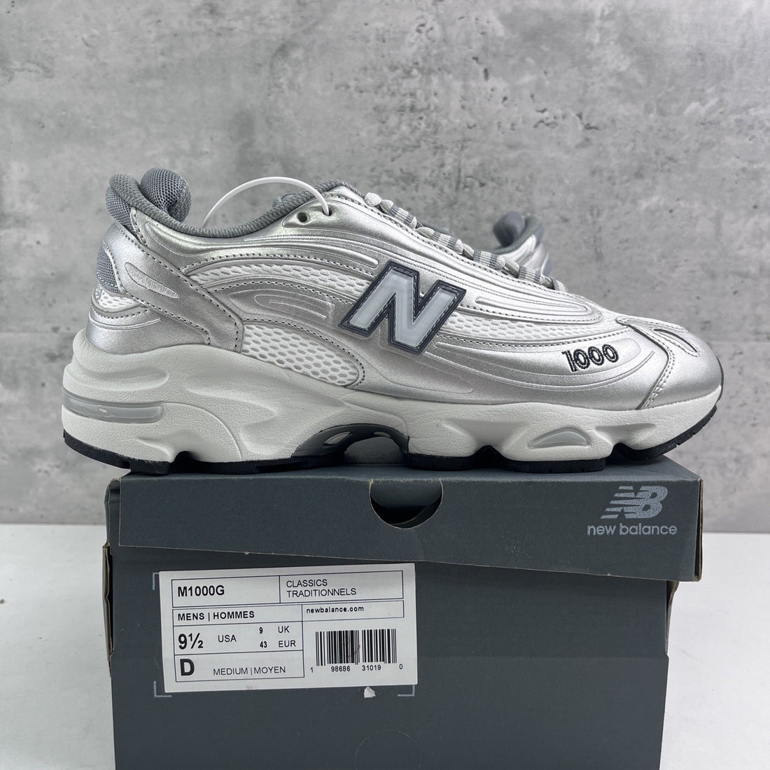 NB 1000 Metallic Silver