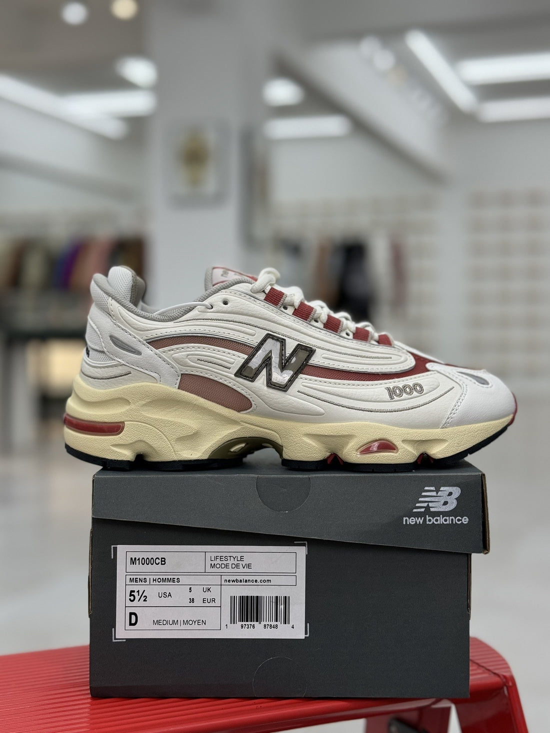 NB 1000 White Burgundy