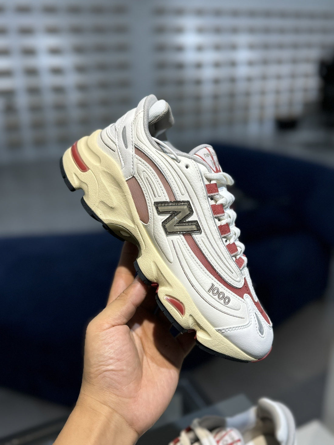NB 1000 White Burgundy