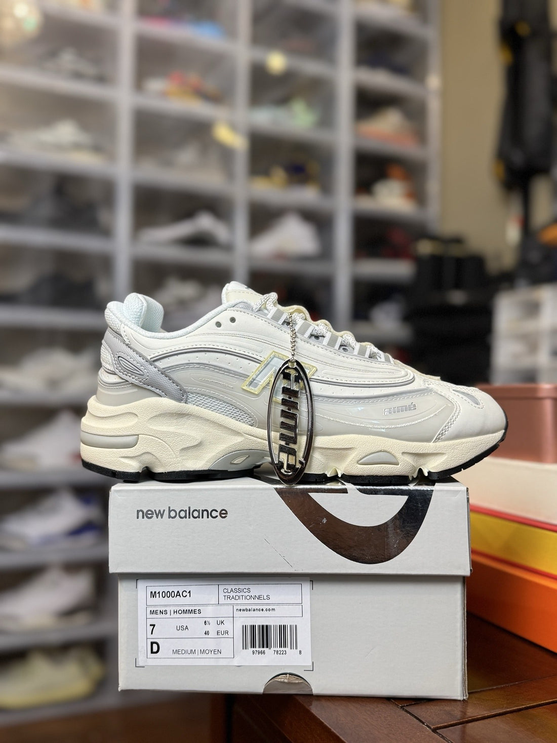 NB 1000 White Cream Brown