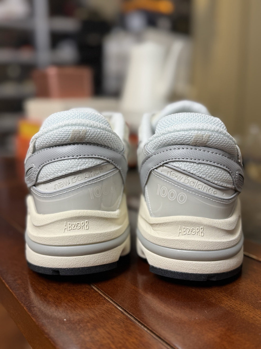 NB 1000 White Cream Brown