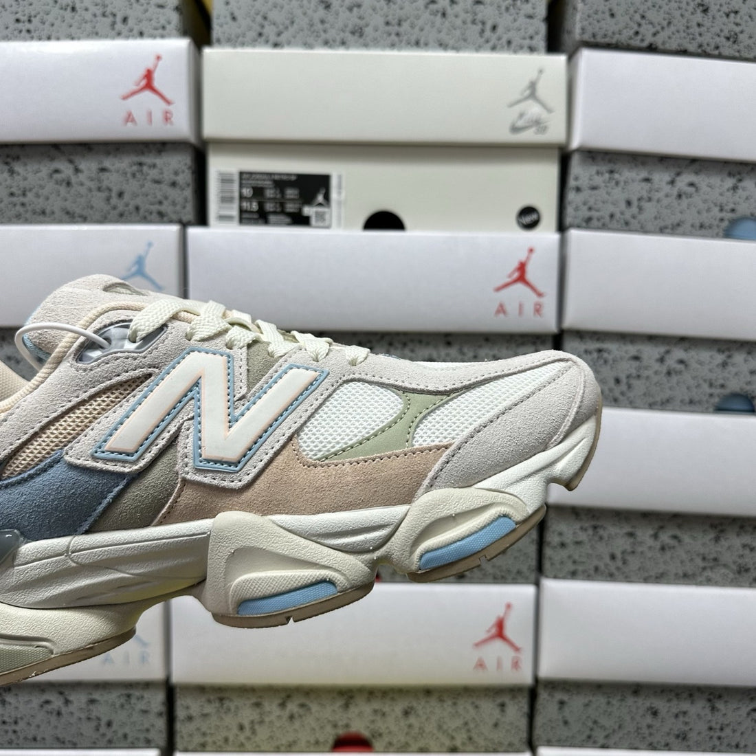 NB 9060 Baby Blue Tan