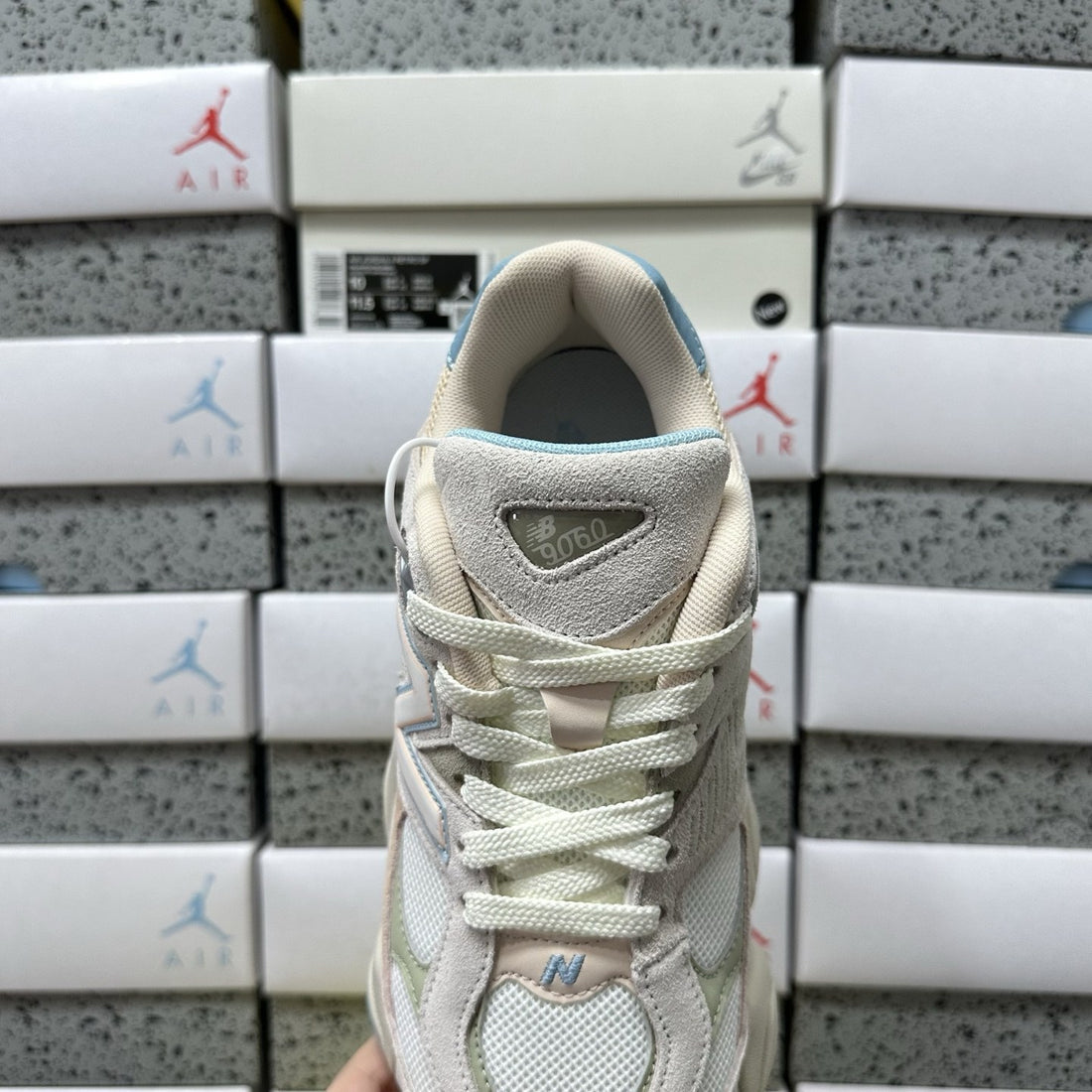 NB 9060 Baby Blue Tan