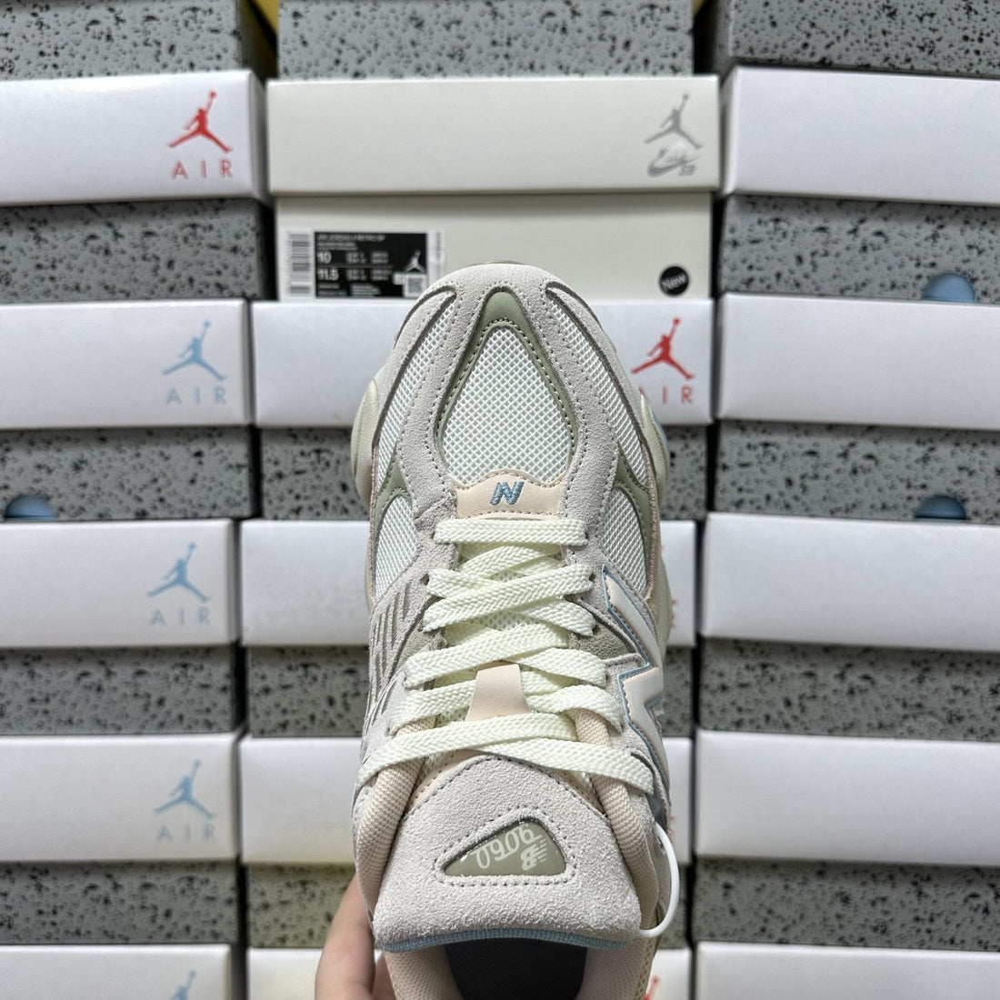 NB 9060 Baby Blue Tan