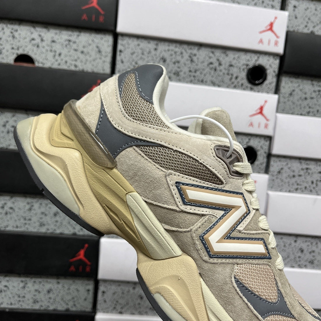 NB 9060 Beige Tan Suede