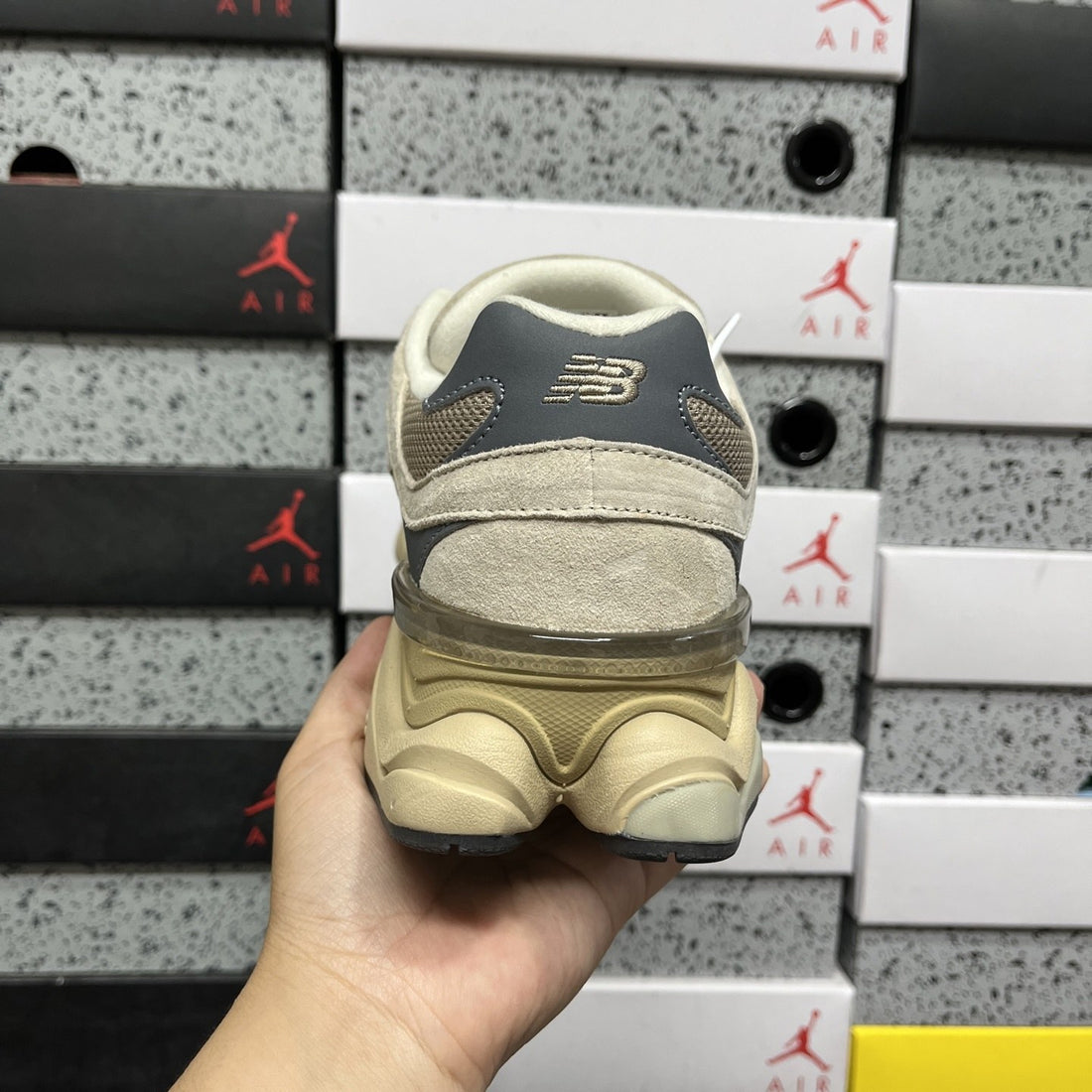 NB 9060 Beige Tan Suede