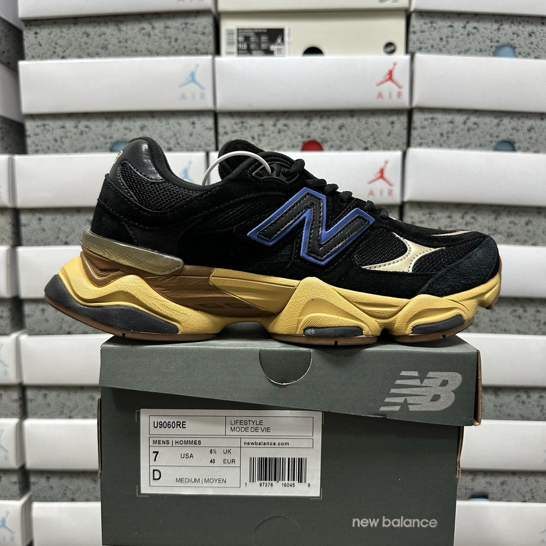 NB 9060 Black Blue Gold