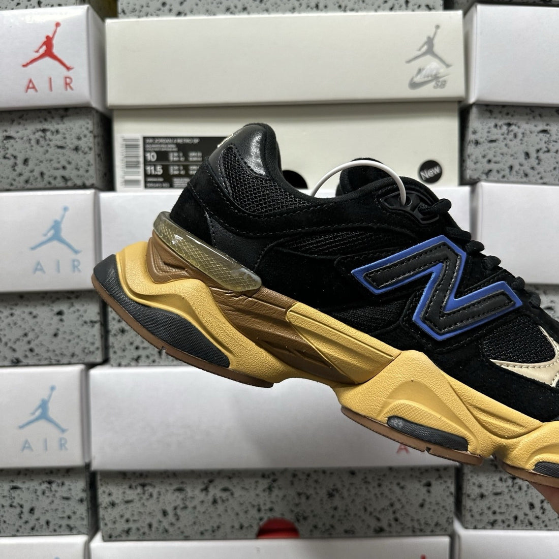 NB 9060 Black Blue Gold