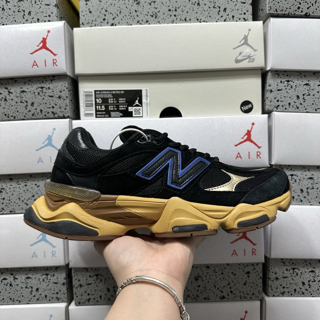 NB 9060 Black Blue Gold
