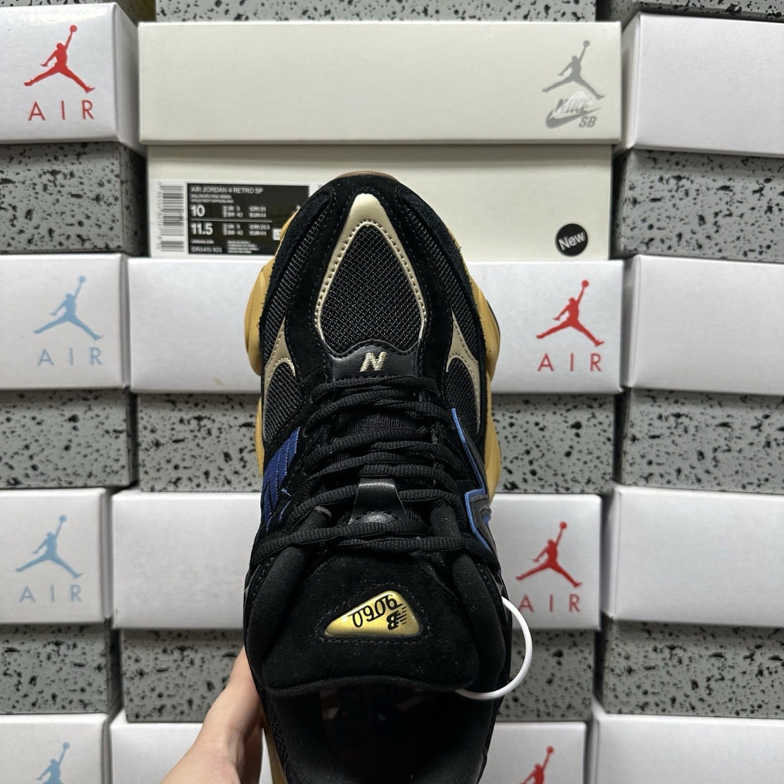 NB 9060 Black Blue Gold
