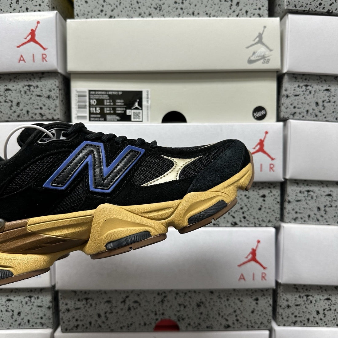 NB 9060 Black Blue Gold