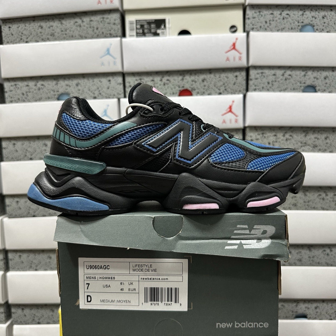 NB 9060 Black Blue Iridescent