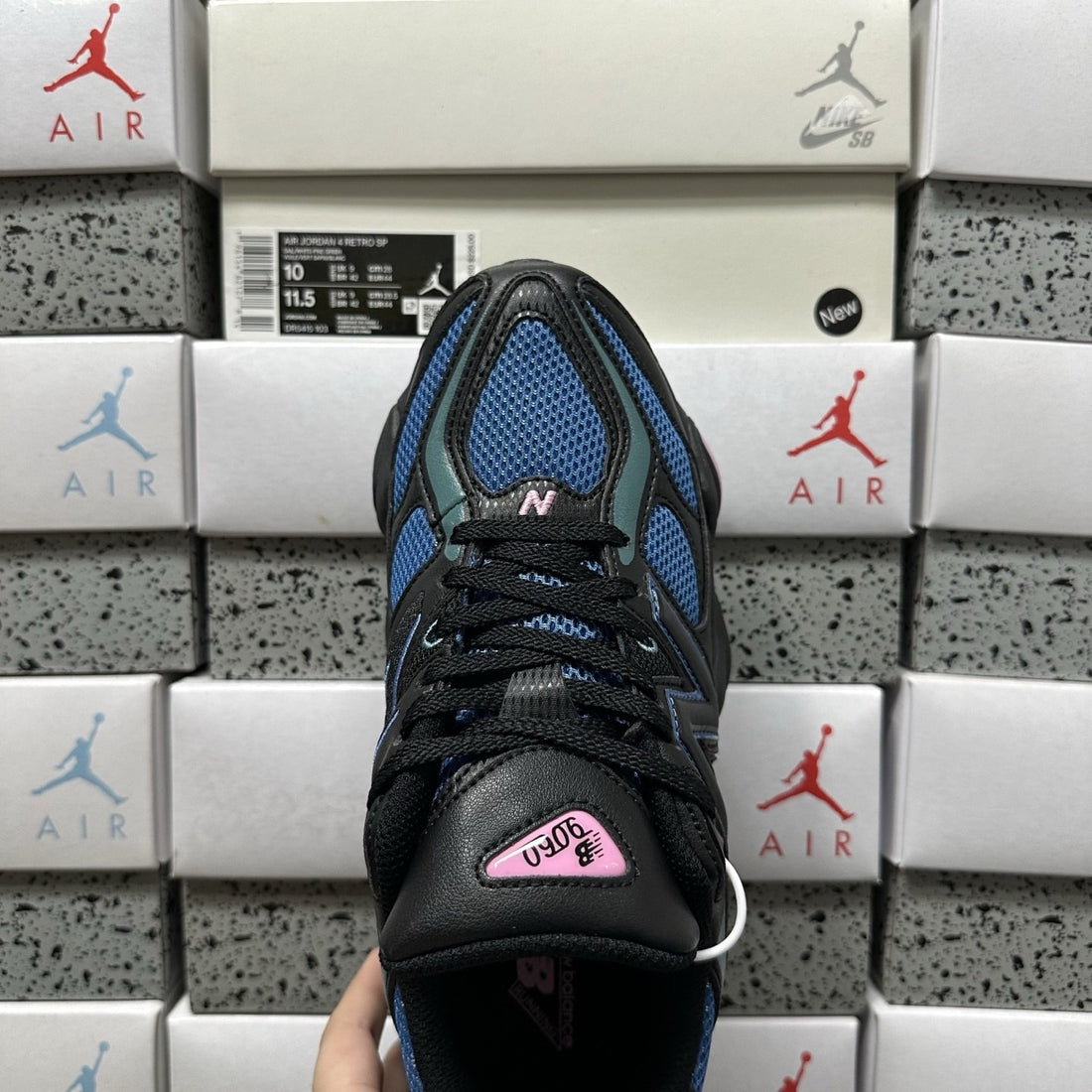 NB 9060 Black Blue Iridescent
