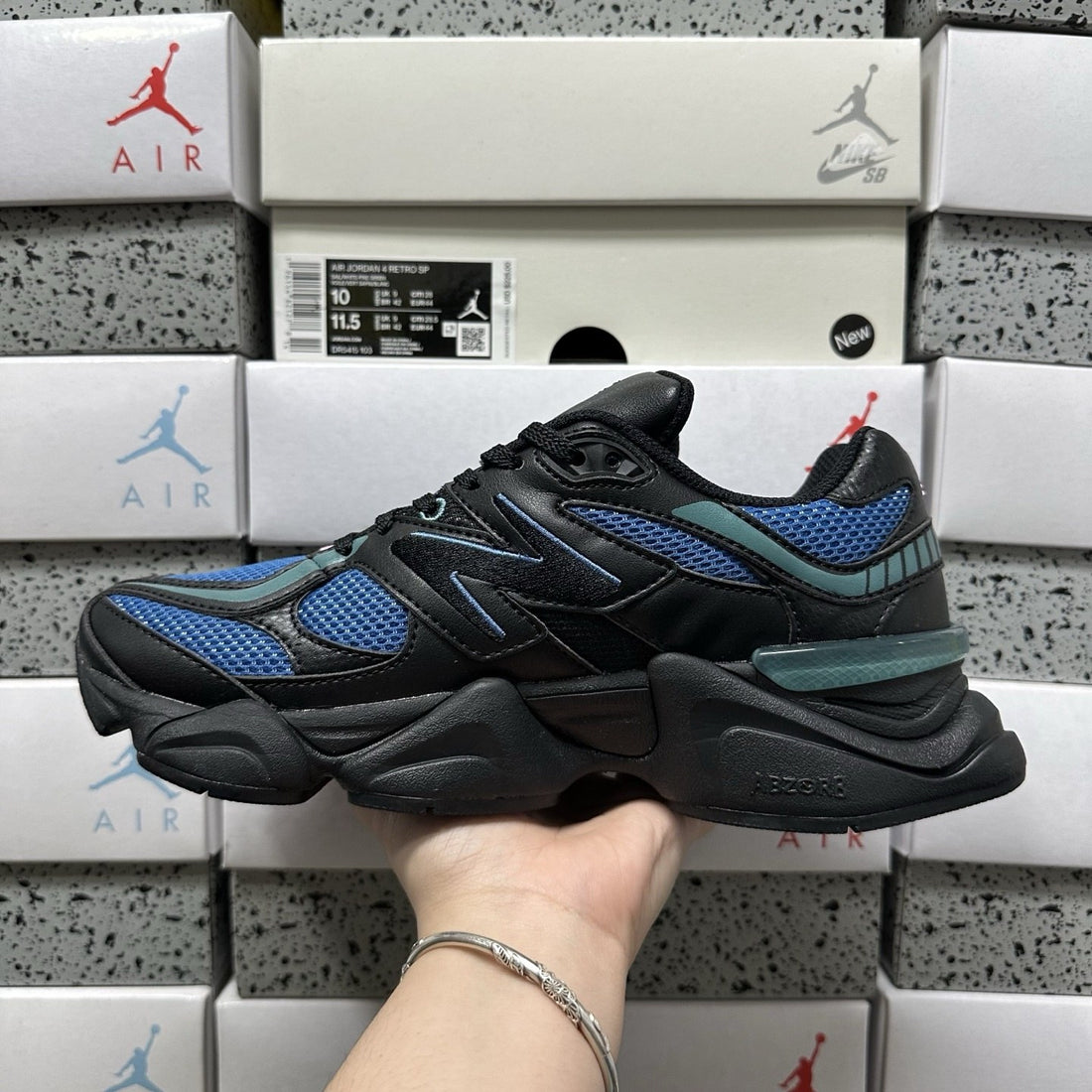 NB 9060 Black Blue Iridescent